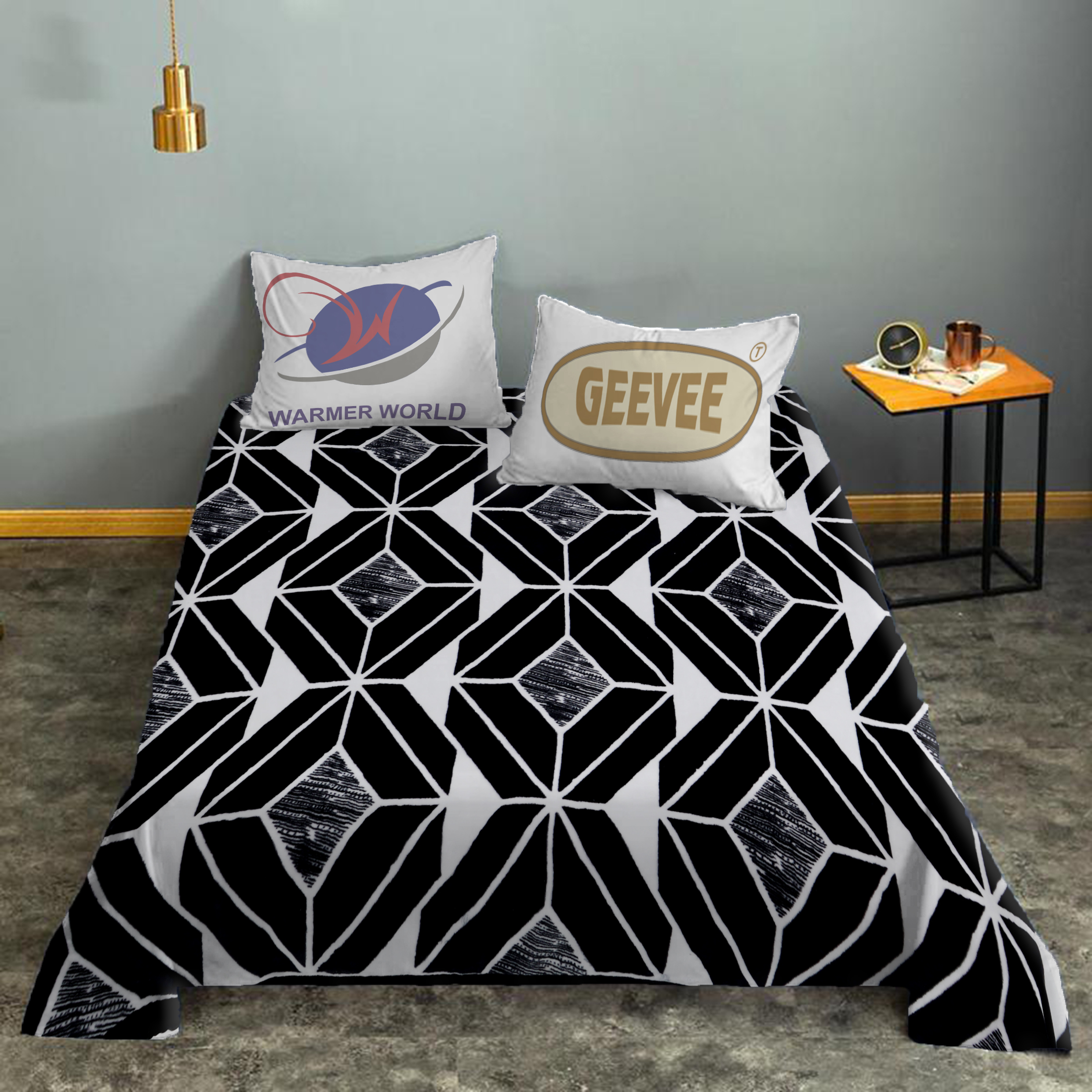 Black And White Super Soft - Cotton Blend, Queen Size | Luxurious Look, Super Soft Feel For A Cozy Bed Experience