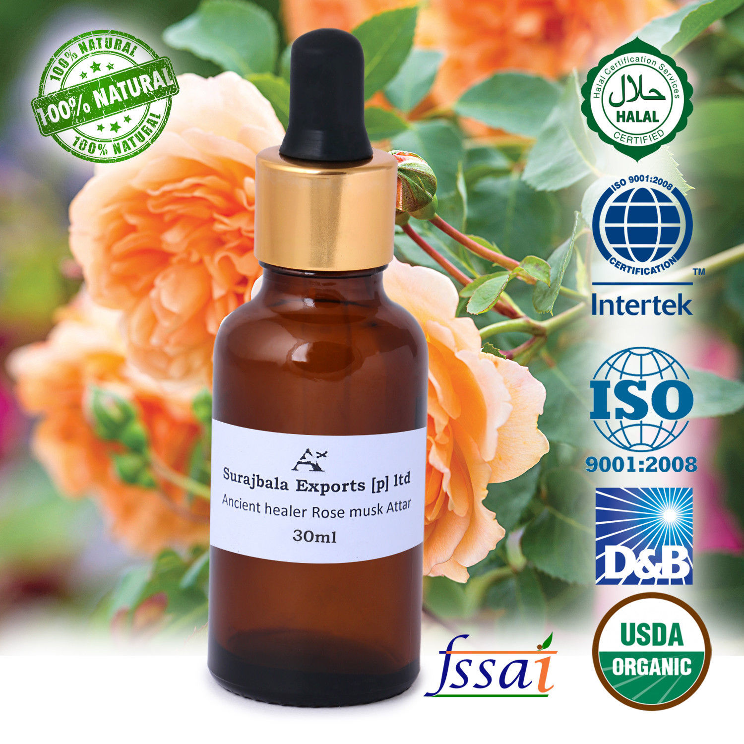 Fragrances 1000 Ml Amber Attar