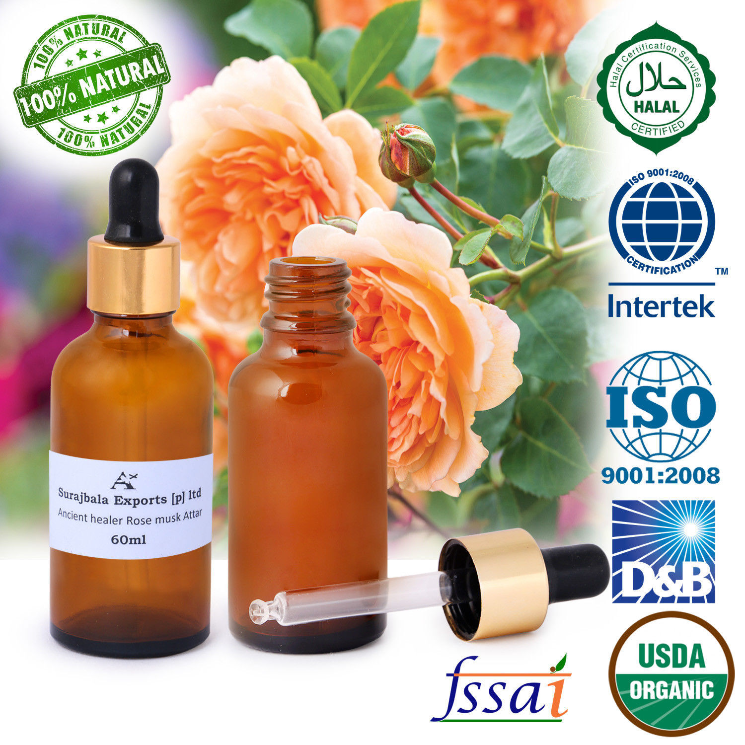 Fragrances 1000 Ml Amber Attar