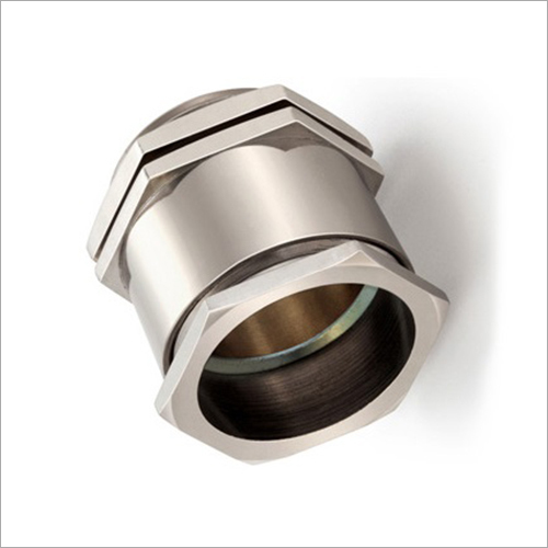 Single Compression Cable Gland - Brass, 12.5 mm Diameter | Industrial Application, Round Stranded Conductor