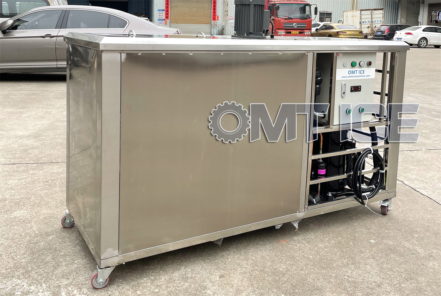 Omt 500kg Ice Block Making Machine Capacity: 500 Kg/day