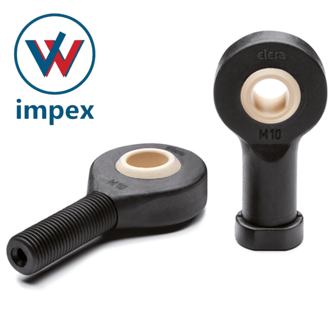 Black Plastic Rod End