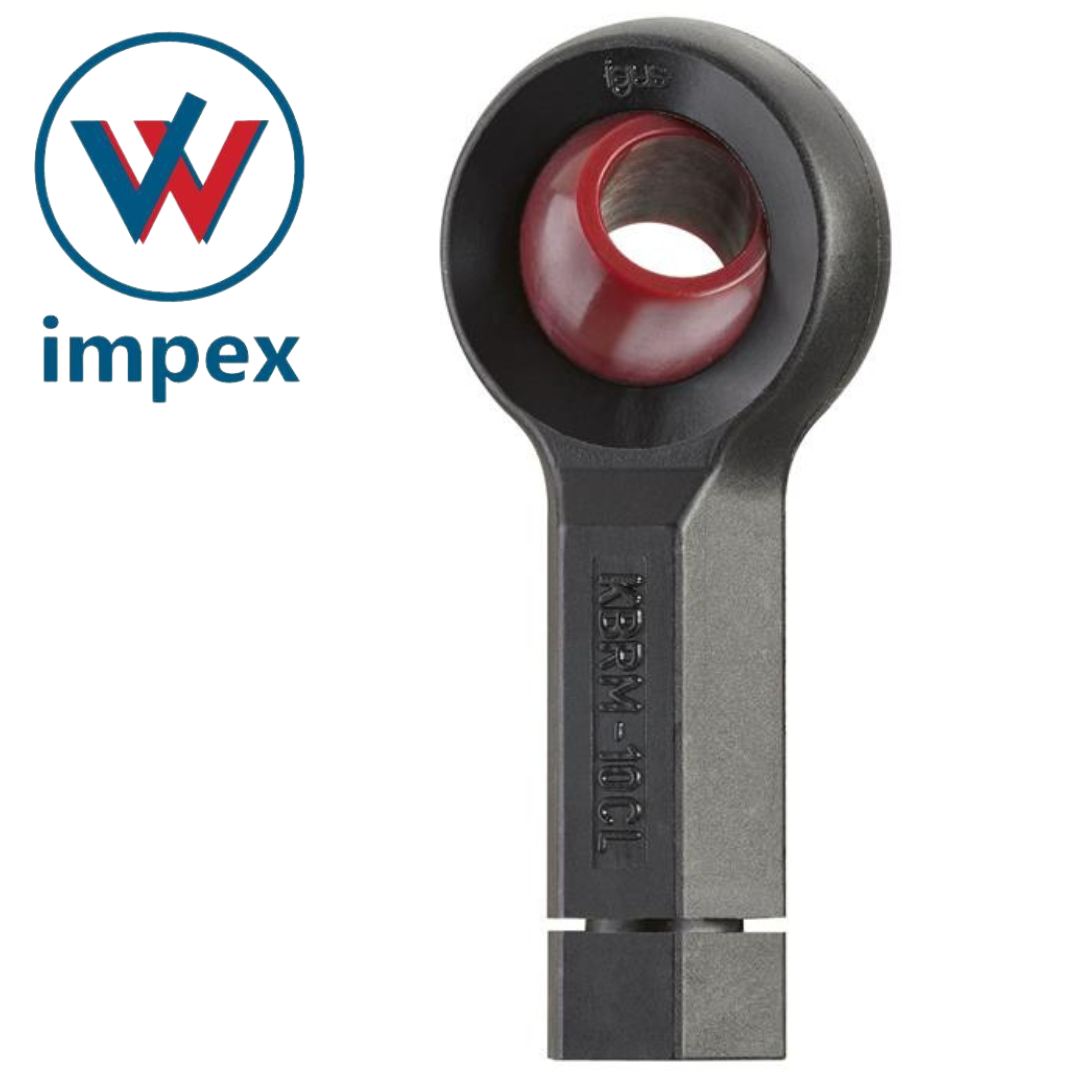 Black Plastic Rod End