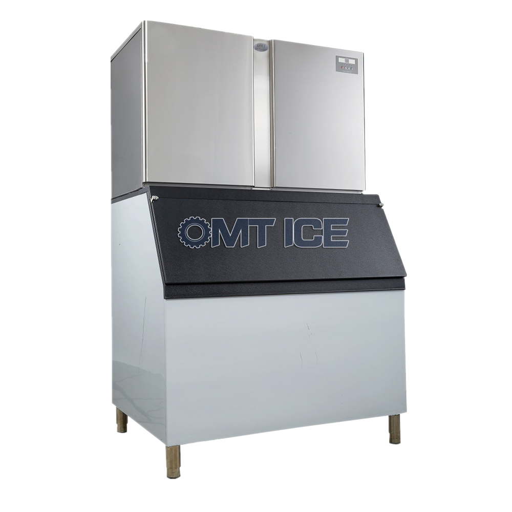 900kg/24hrs Commercial Cube Ice Machine Capacity: 900 Kg/day