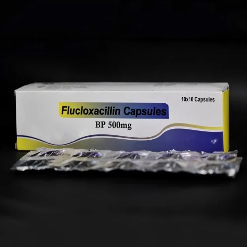 500mg फ्लुक्लोक्सासिलिन कैप्सूल बीपी ड्राई प्लेस