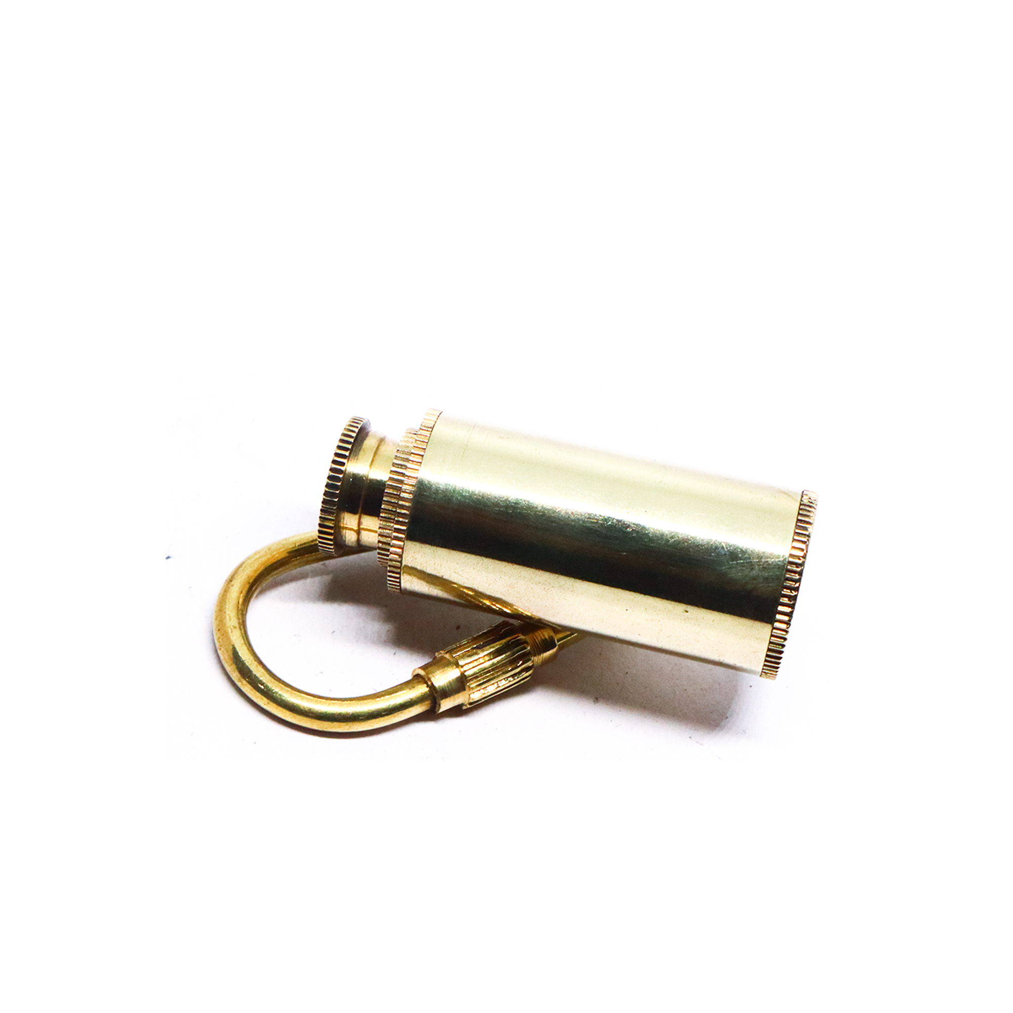 Brass Shiny Hand Held Pocket Telescope Key Chain