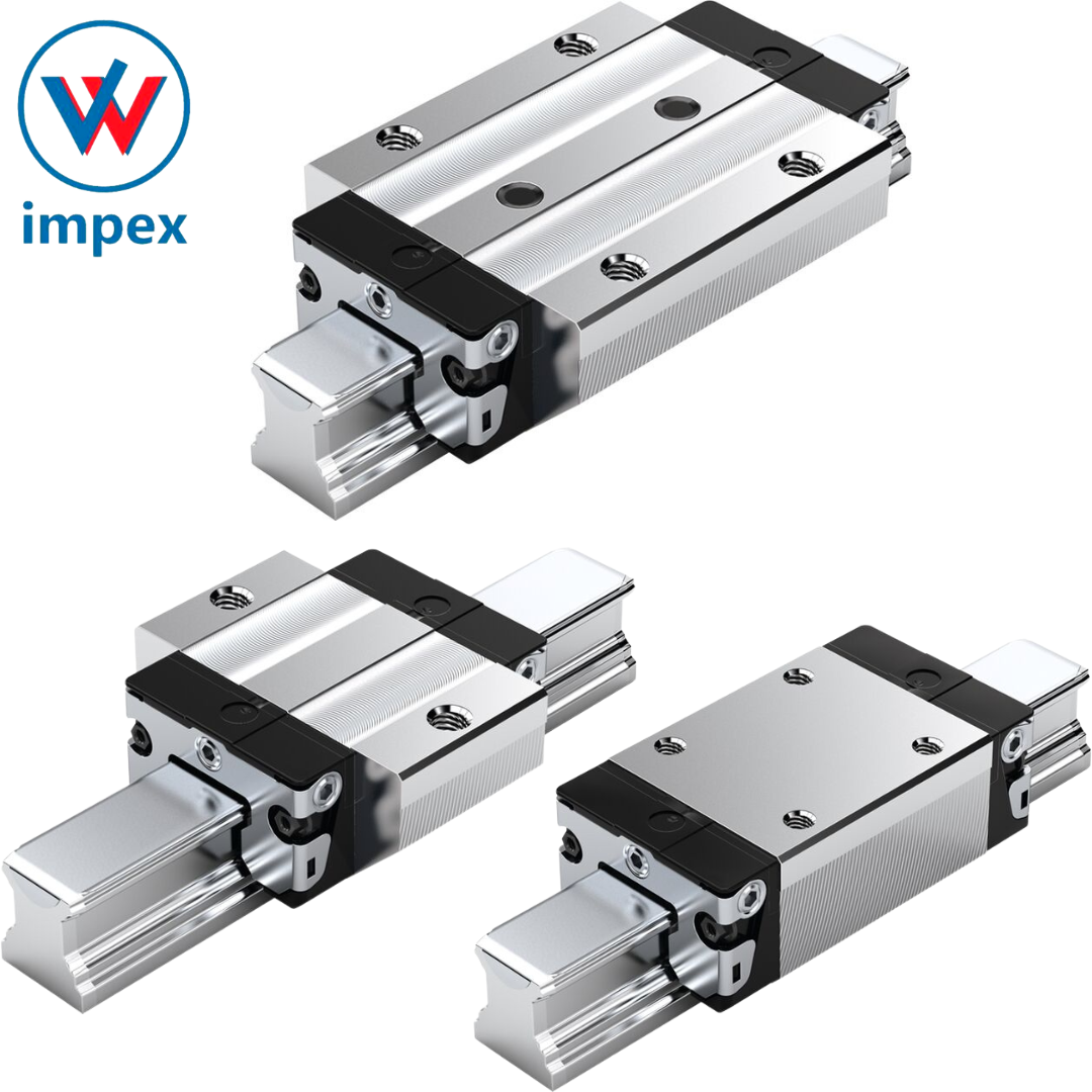 Rexroth Linear Motion Guideway - Stainless Steel, 45x60x100.5mm | Silver Color, Industrial Use, High Load Capacity, Durable Design