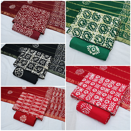 pure cotton batik dress material Pure Cotton Wax Batik Dress Fabric at 400.00 INR at Best Price in Jetpur