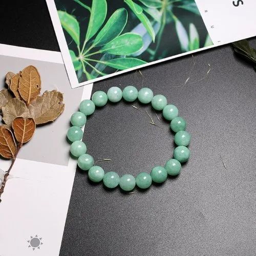 Green Aventurine Gemstone Bracelet - Round 6mm, 8mm, 10mm | Green Color, Ideal For Love, Friendship, And Gifting, 20 Grams