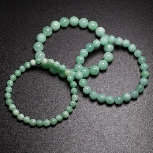Green Aventurine Gemstone Bracelet - Round 6mm, 8mm, 10mm | Green Color, Ideal For Love, Friendship, And Gifting, 20 Grams
