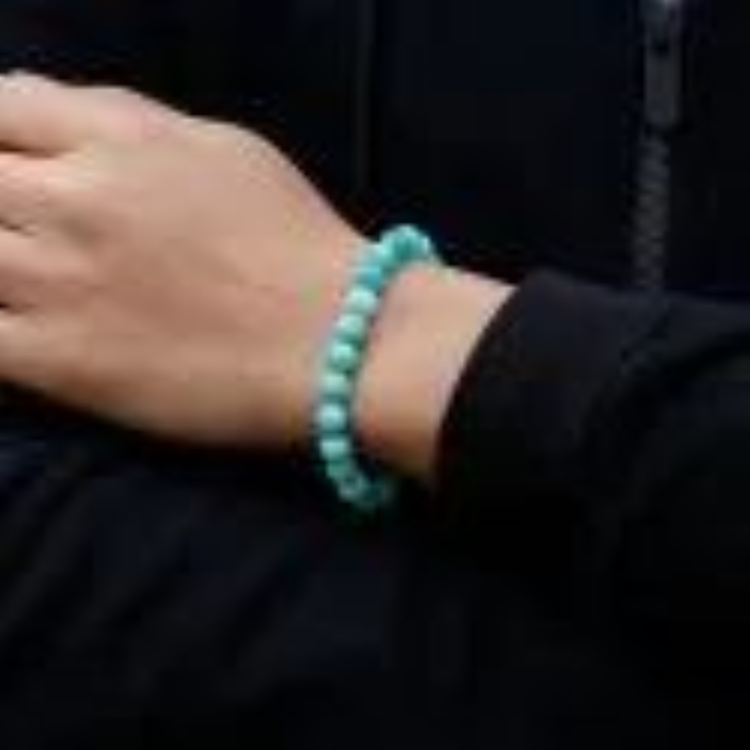 Amazonite Gemstone Bracelet - Round Shape, 6mm, 8mm, 10mm Sizes | Blue-green Color, Ideal For Love & Friendship Occasions