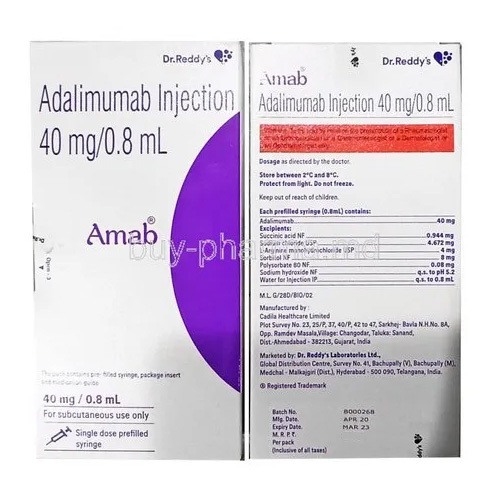 Liquid 40Mg Adalimumab Injection I.P