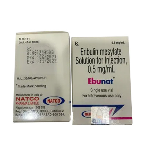  इंजेक्शन के लिए तरल 0.5Mg एरिबुलिन मेसाइलेट समाधान 