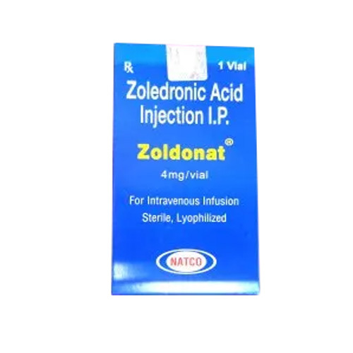 4Mg Zoledronic Acid Injection - Liquid Formulation | Cancer Treatment, Suitable For All, Store in Cool & Dry Place