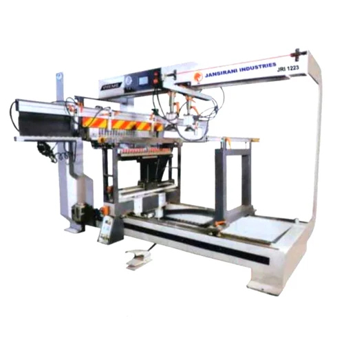 Two Row Multiple Boring Machine - Stainless Steel, Semi-automatic Operation | Pneumatic Clamping Mechanism, Quick Drill Change, Ergonomic Design