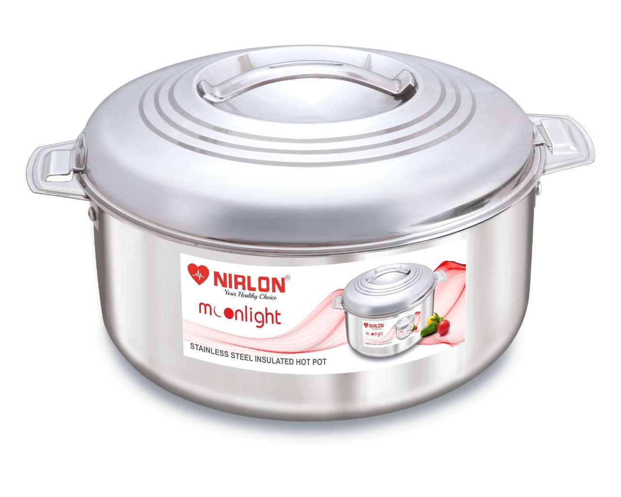 Nirlon Stainless Steel Casserole 1500 Ml