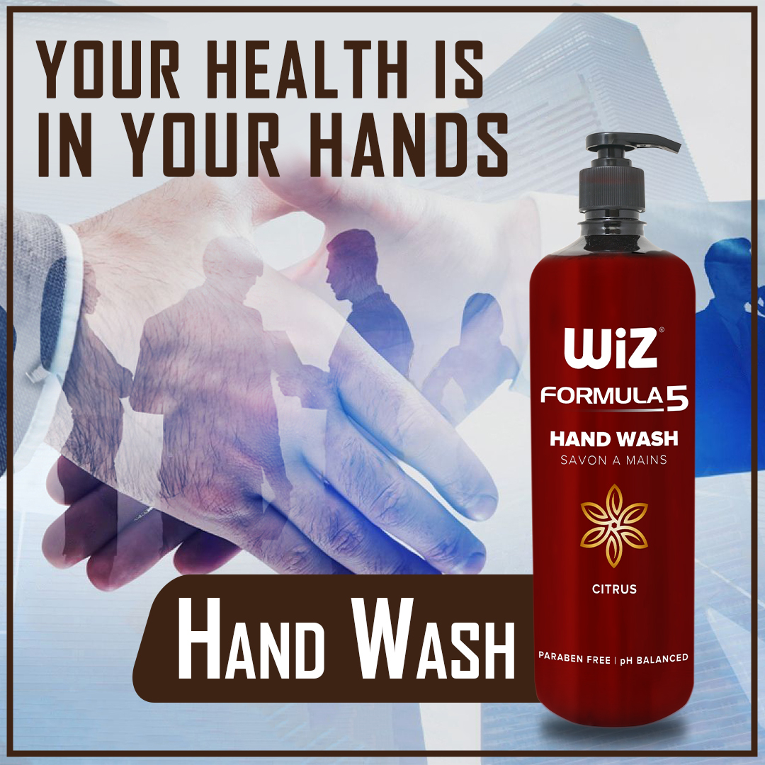 Paraben Free Wiz Formula 5 Hand Wash 900ml