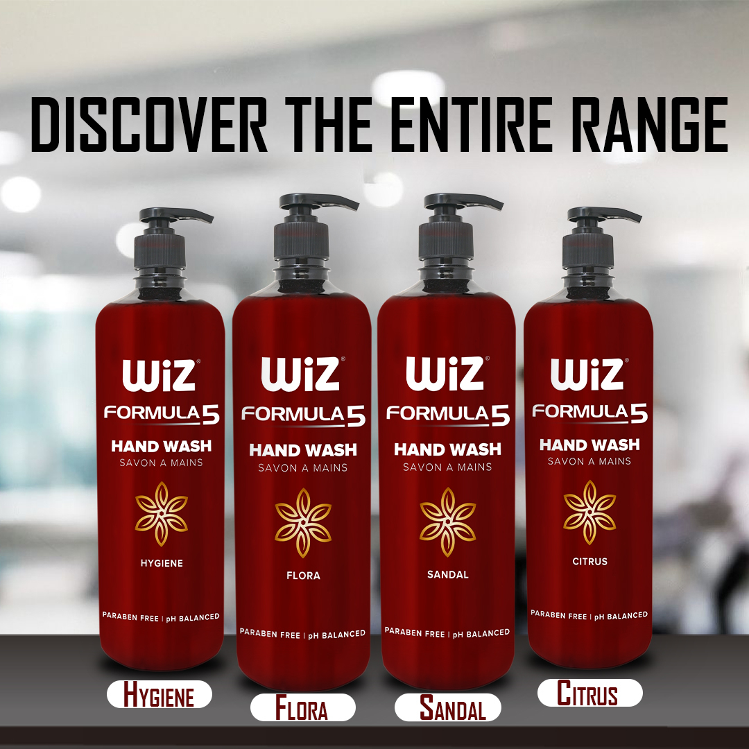 Paraben Free Wiz Formula 5 Hand Wash 900ml