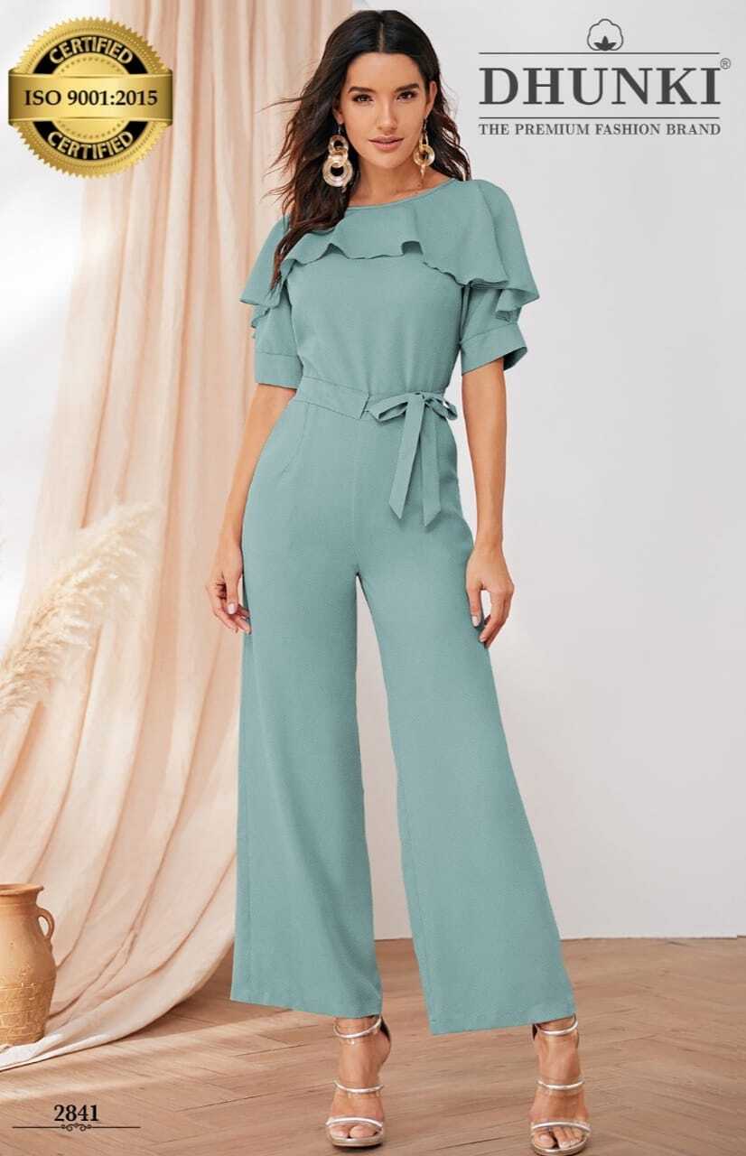 Jumpsuits For Girls - Pattern: Plain