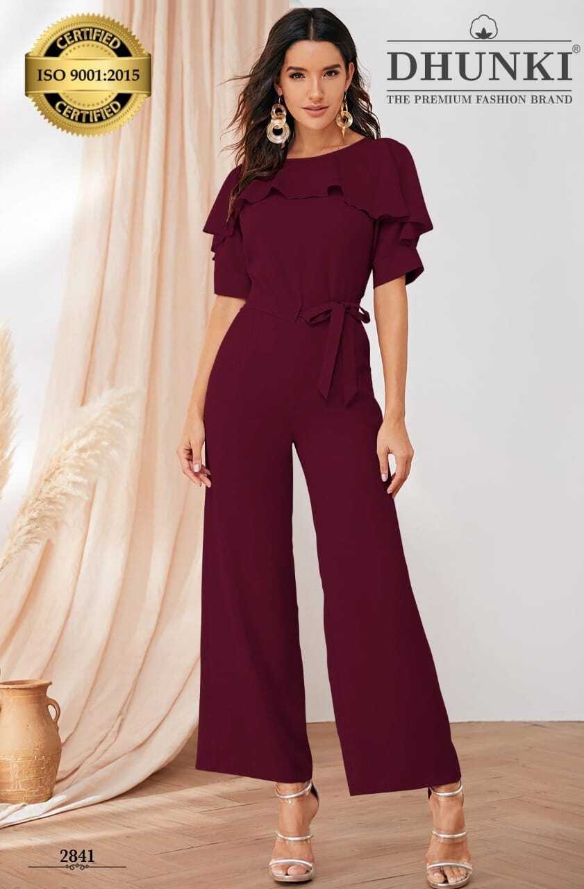 Jumpsuits For Girls - Pattern: Plain