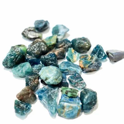 Apatite Rough Stones - Color: Multi Blue