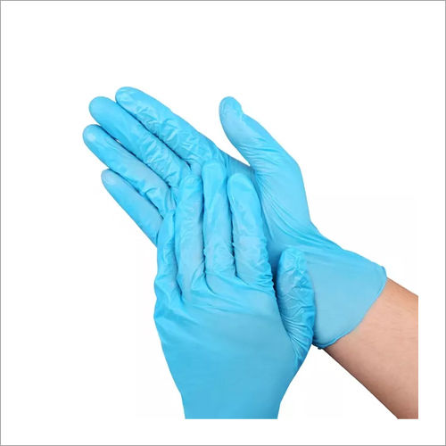 Blue Disposable Medical Gloves