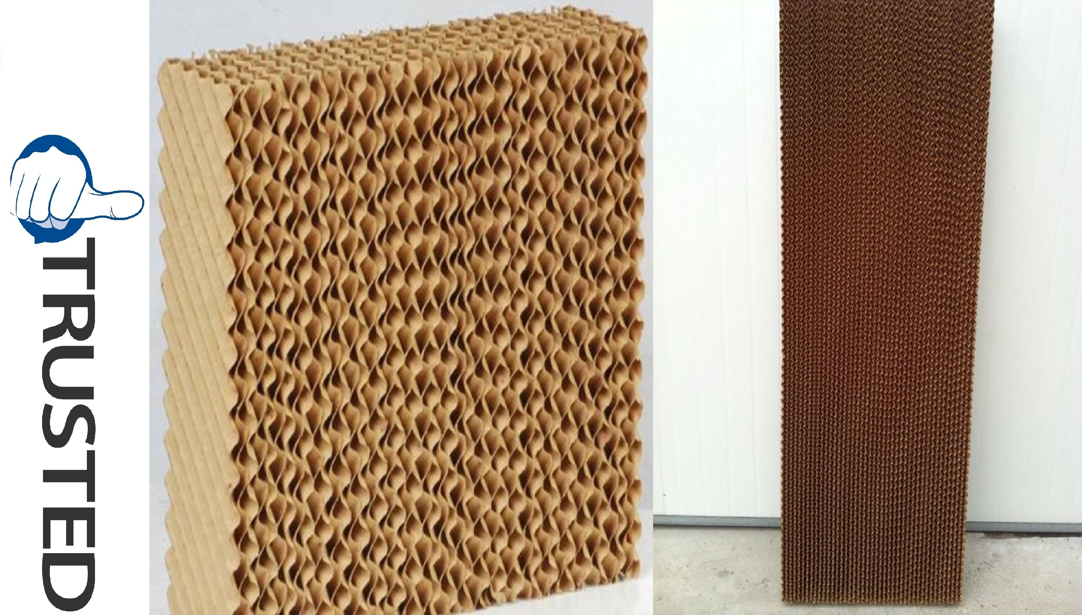 Evaporative Cooling Pad - 600x600x50mm To 1800x600x300mm Sizes, Durable & Economical Solution For Industrial And Commercial Applications