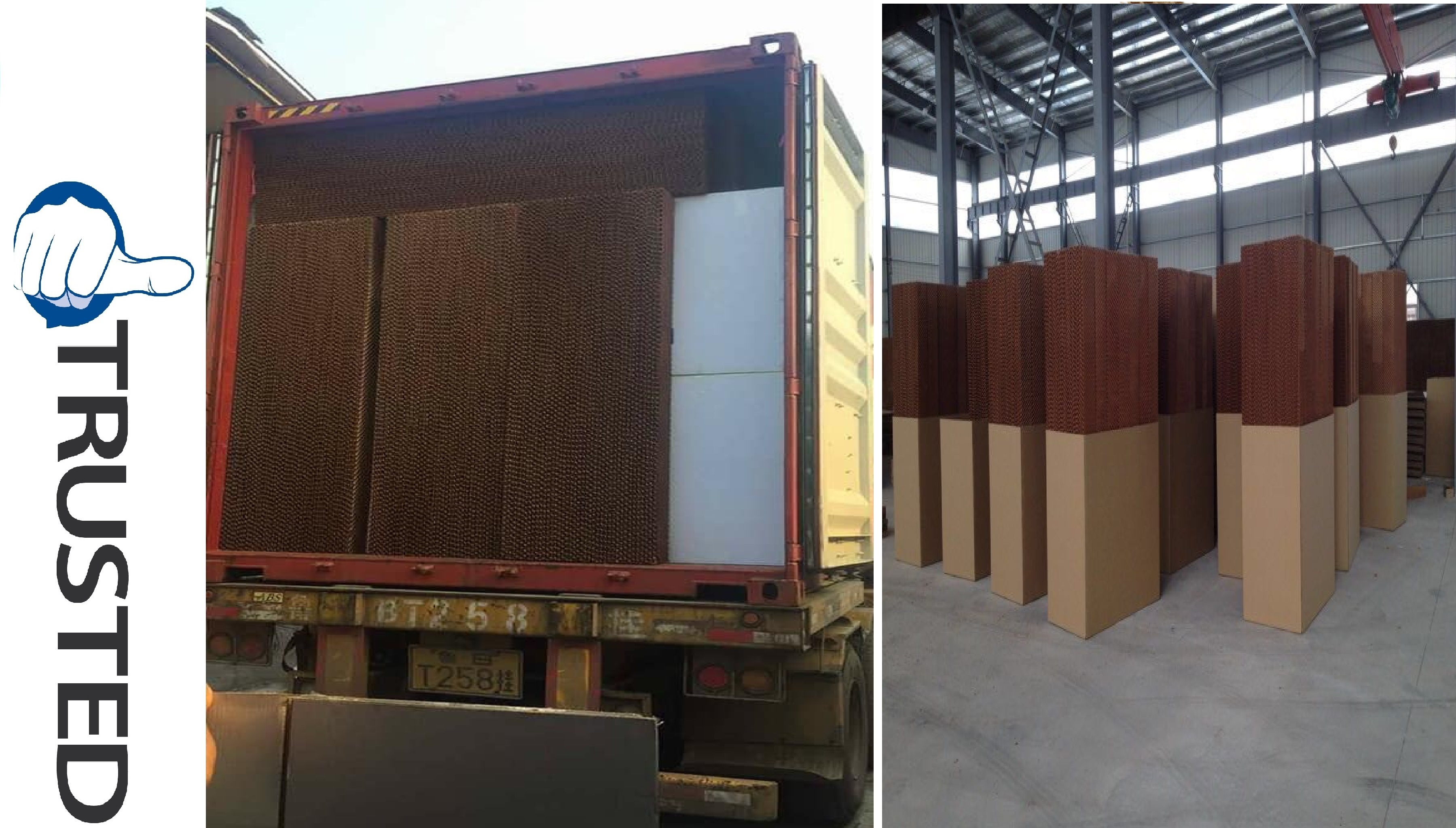 Evaporative Cooling Pad - 600x600x50mm To 1800x600x300mm Sizes, Durable & Economical Solution For Industrial And Commercial Applications