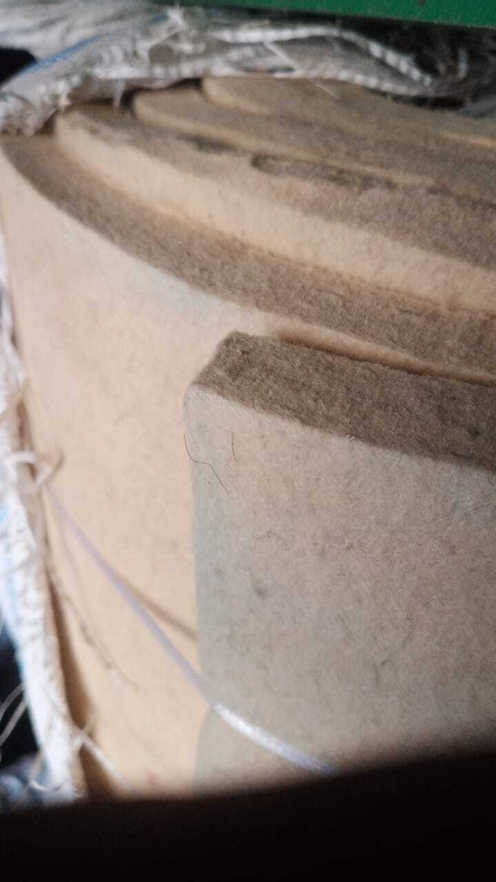 Woollen Felt Sheet - 1500 Mm Roll, White, 2 Mm To 20 Mm Thickness | Soft, Shrink Resistant, Heat Resistant, Industrial Use