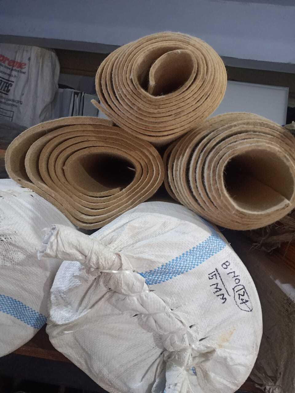 Woollen Felt Sheet - 1500 Mm Roll, White, 2 Mm To 20 Mm Thickness | Soft, Shrink Resistant, Heat Resistant, Industrial Use