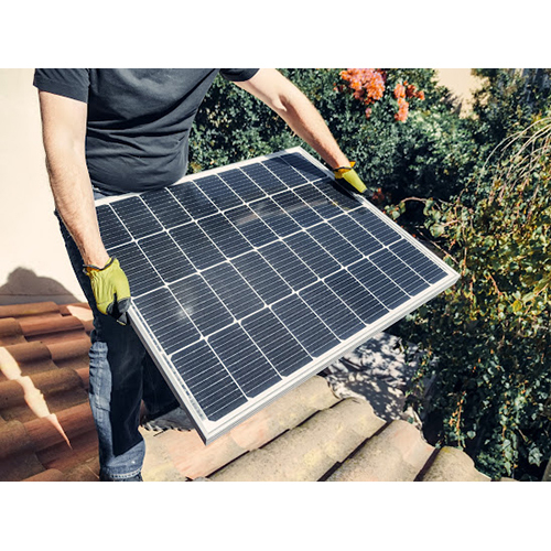 Black-White Residensial Grid Solar Roof Top