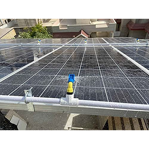Black-White Industrial Solar Panel Sprinkler Cleaning System