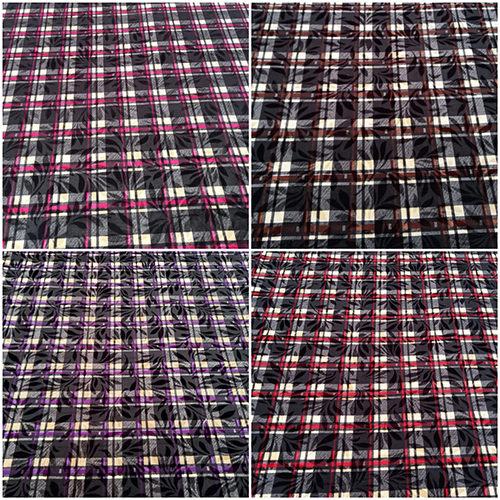 Allover Floral Printed Velvet Fabric - Velvet Material, Multiple Color Options | Washable, Soft Texture Ideal For Comfortable Apparel