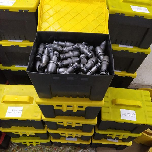 19 Mm Rock Auger Teeth - Stainless Steel, Cnc Machined, Painted Finish | High Durability And Precision Engineering