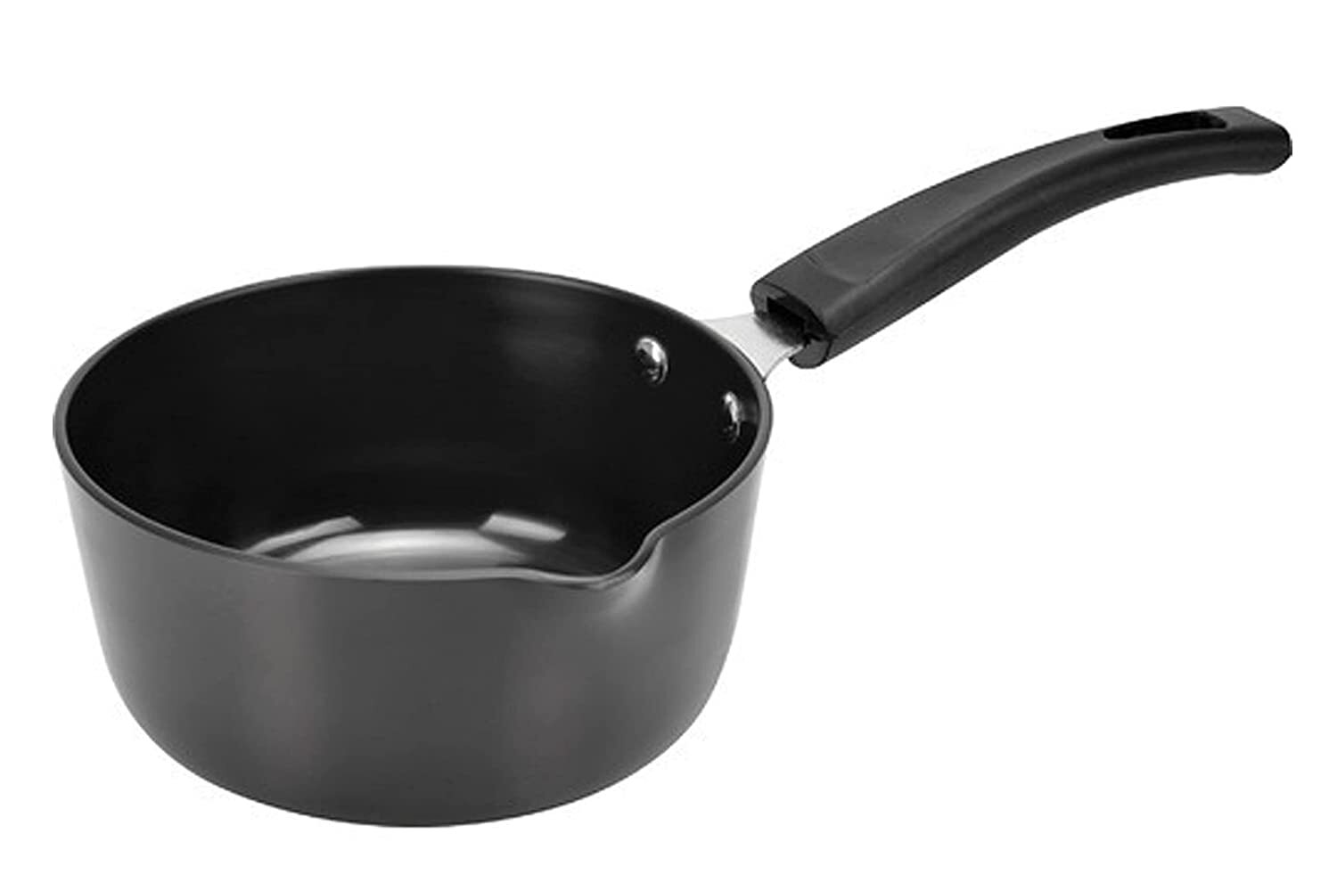 Nirlon Hard Anodized Sauce Pan With Bakelite Handle 1.6 Liter