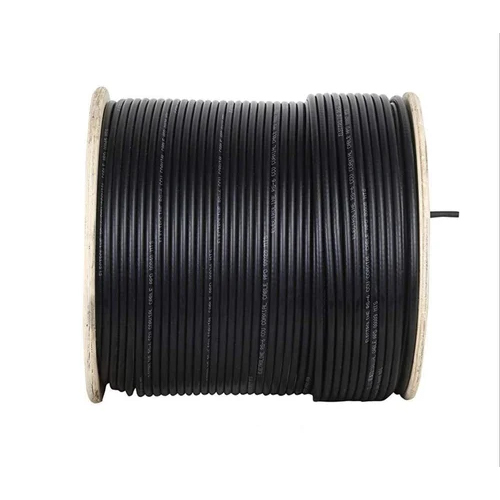 Black Finolex Ccs Rg6 Coaxial Cable