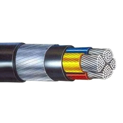 Black 4 Core Xlpe Aluminium Cable