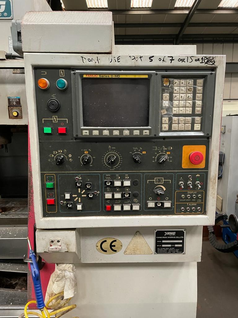 Yang Eagle Smv 600 Used Vmc Machine - 600x420x450mm Travel, 8000rpm Speed | Fanuc Om-d Control, 21-station Atc, High Quality
