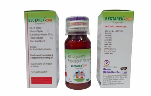 Azithromycin Oral Suspension Ip 200Mg - Physical Form: Liquid