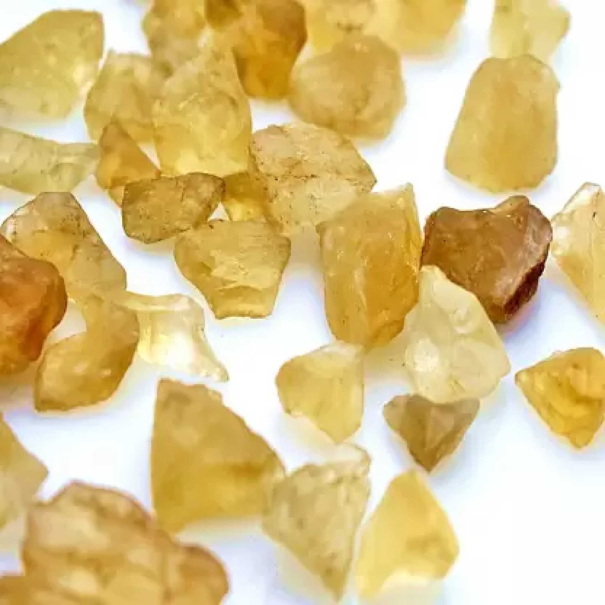 Citrine Rough Stone Gemstone - Color: Yellow