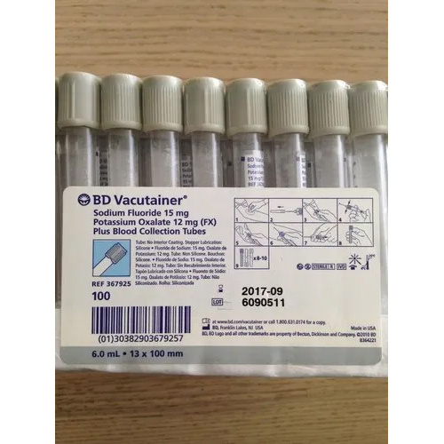Bd सोडियम फ्लोराइड वैक्यूटेनर 2ml