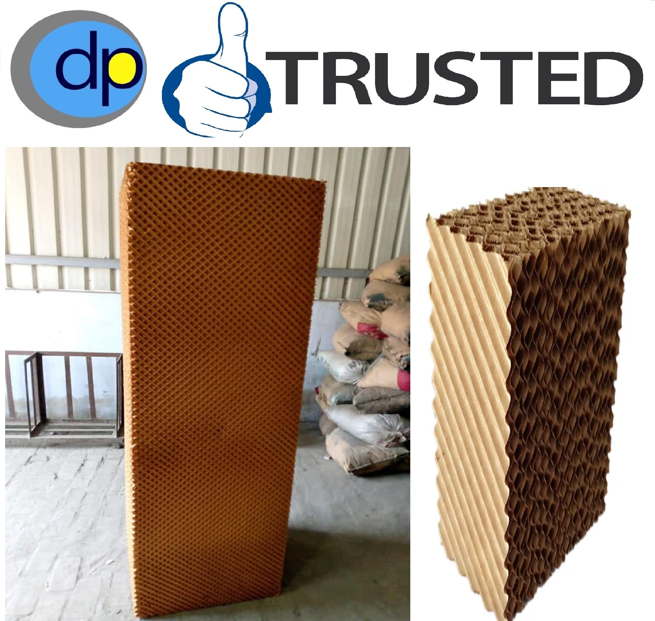 Brown Evaporative Cooling Pad - Evaporative Cooling Pad In Lucknow Uttar Pradesh