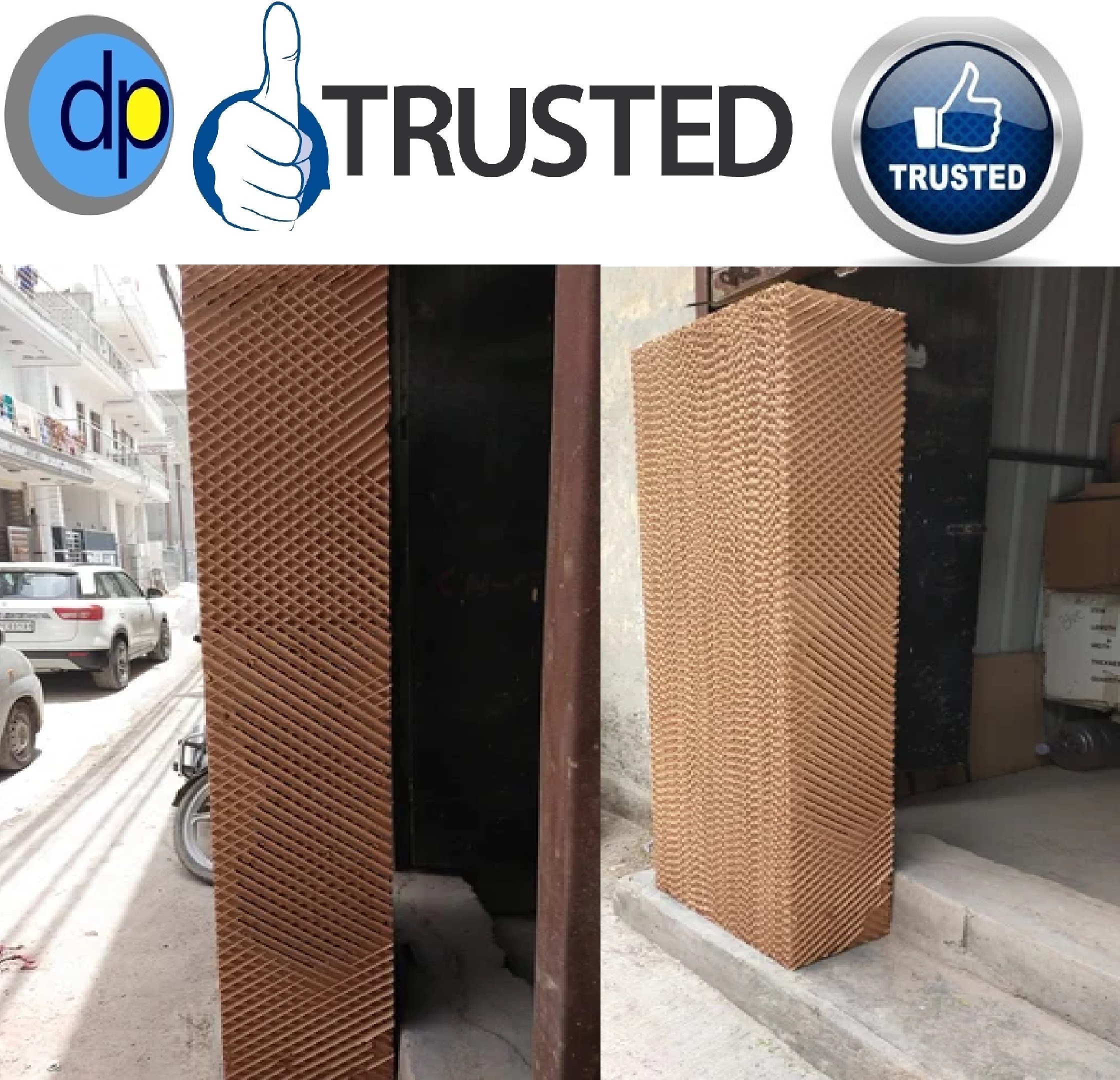 Brown Evaporative Cooling Pad - Evaporative Cooling Pad In Lucknow Uttar Pradesh