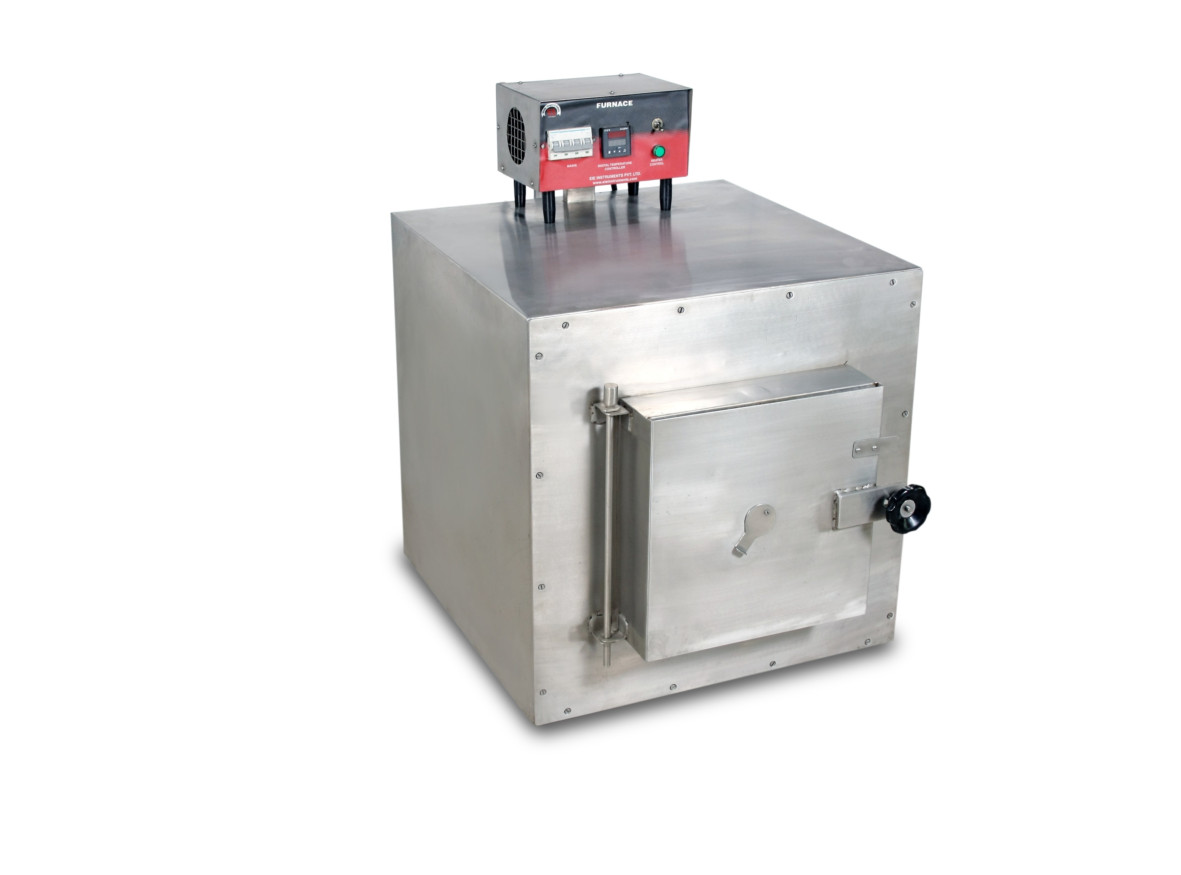 Refractory Furnace - Lightweight Ceramic Wool Insulation | Dual Display Microprocessor Control Vent Port Thermocouple Protection 510 X 805 X 740 Mm