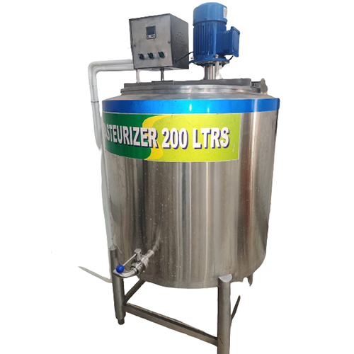 2 किलोवाट SS304 दूध पाश्चराइज़र
