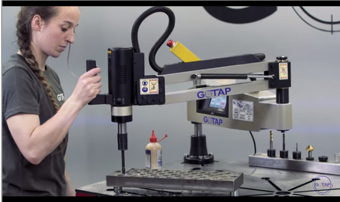 Servo Controlled Electrical Tapping Machine Rev M12 - Capacity: Ms