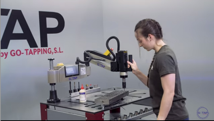 Servo Controlled Electrical Tapping Machine Rev M12 - Capacity: Ms