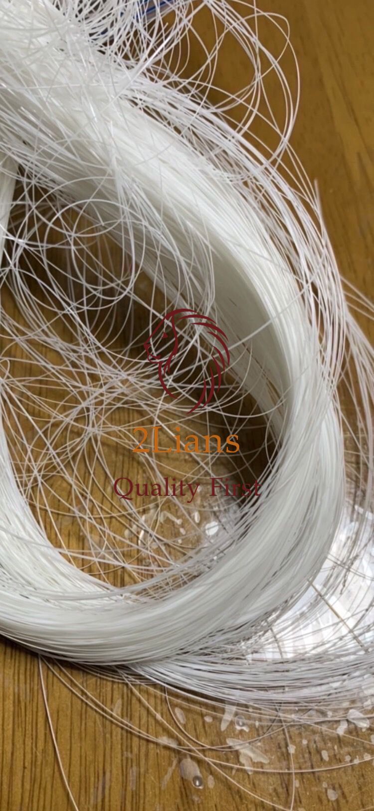 White Pet Yarn Natural Color