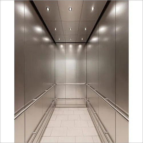 मिरर फिनिश स्टेनलेस स्टील पैसेंजर एलेवेटर