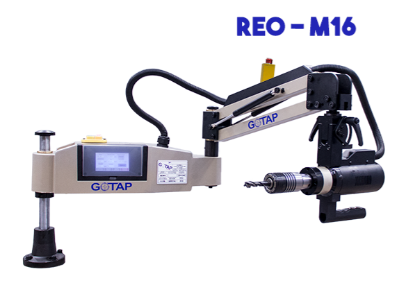 Servo Controlled Electrical Tapping Machine Reo M16 With 1 Year Warranty - Color: Silver